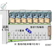 ★手数料０円★広島市安佐南区川内４丁目　月極駐車場（LP）